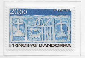 Andorra  #335  20f   (MNH) CV $7.00