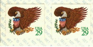 US #2596 MNH Pair (2 stamps) Eagle