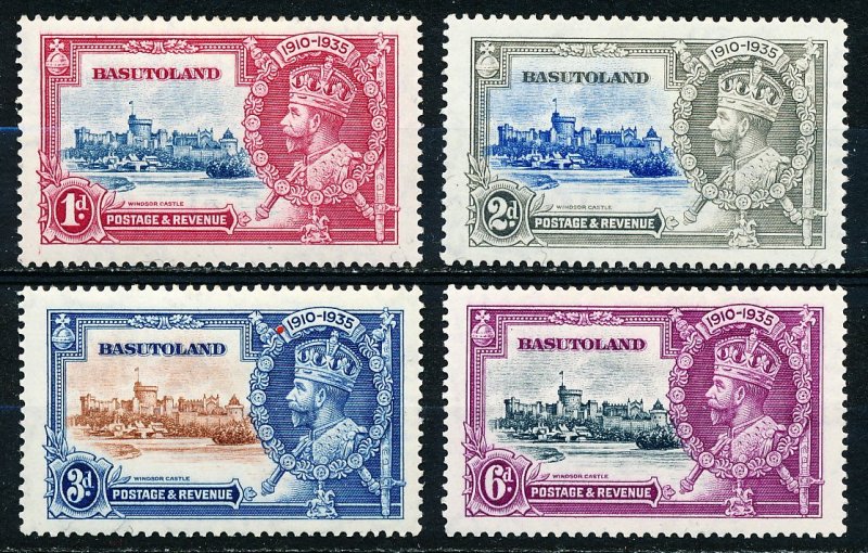 Basutoland #11-14  Set of 4 MH