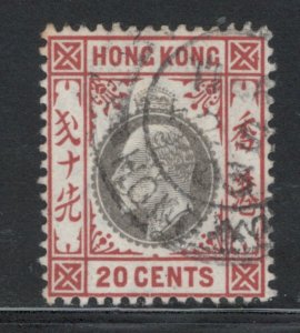 Hong Kong 1903 King Edward VII 20c Scott # 78 Used