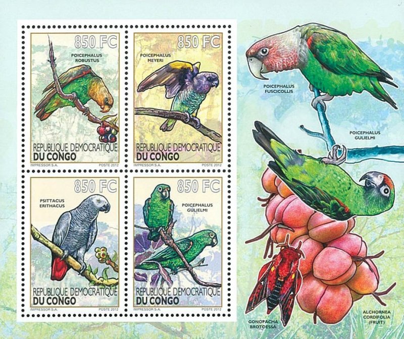 gid://shopify/Metaobject/314087145852 2012 Imperf. Birds / Parrots - Fauna & Flo-