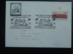 railroads trains railways cover Austria 1984