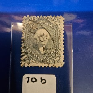 70b Used clean cancel F centering and steel blue color Nice stamp!