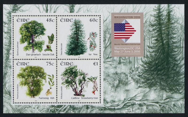 Ireland 1659b MNH Trees, Washington World Philatelic Exhibition