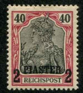 German Offices Turkey SC# 18 2Piaster on 40pf o/p on Germany MH