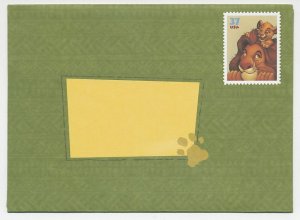 Postal stationery USA Walt Disney - The Lion King - Mufasa and Simba