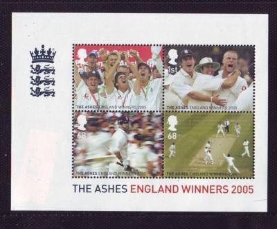 Great Britain Sc 2320 2005 The Ashes stamp sheet mint  NH