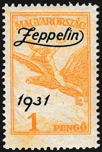 Zeppelin, Hungarian  Stamp, MH