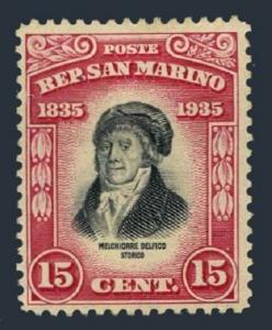 San Marino 172,lightly hinged.Mi 218. Melchiorre Delfico,historian,1935. 