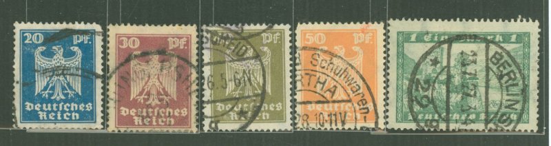 Germany #333-337  Single (Complete Set)