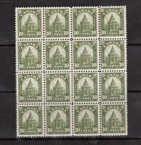 Canada #173 NH Mint Block Of 16