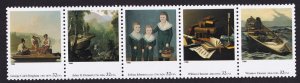 Scott #3236(f-j) American Art Strip Of 5 Stamps - MNH