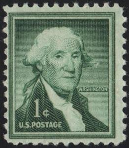 U.S.#1031 George Washington 1c Single, MNH.