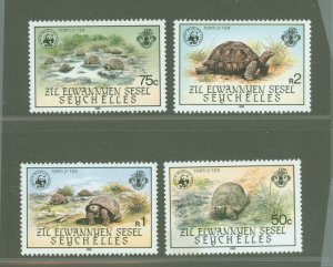 Zil Elwannyen Sesel #106-109  Single (Complete Set) (Fauna)