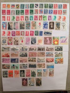 France 100+ stamps - Lot C