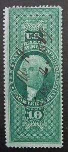 USA, Scott R93c, Manuscript cancel dated Feb 2, 1869