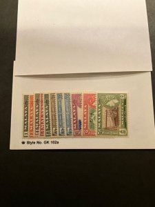 Stamps Malaya-Malacca Scott #45-55 hinged