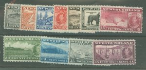 Newfoundland #233-243  Single (Complete Set)