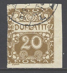 Czechoslovakia Sc # J4 used (DT)