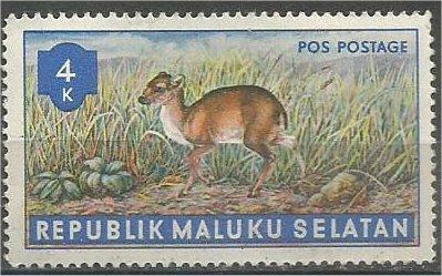 INDONESIA, Maluku Selatan, 1955, 4k MNH Bogus stamps. Animals