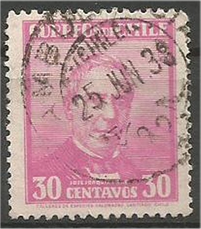 CHILE, 1934  used 30c,Pérez Scott 185