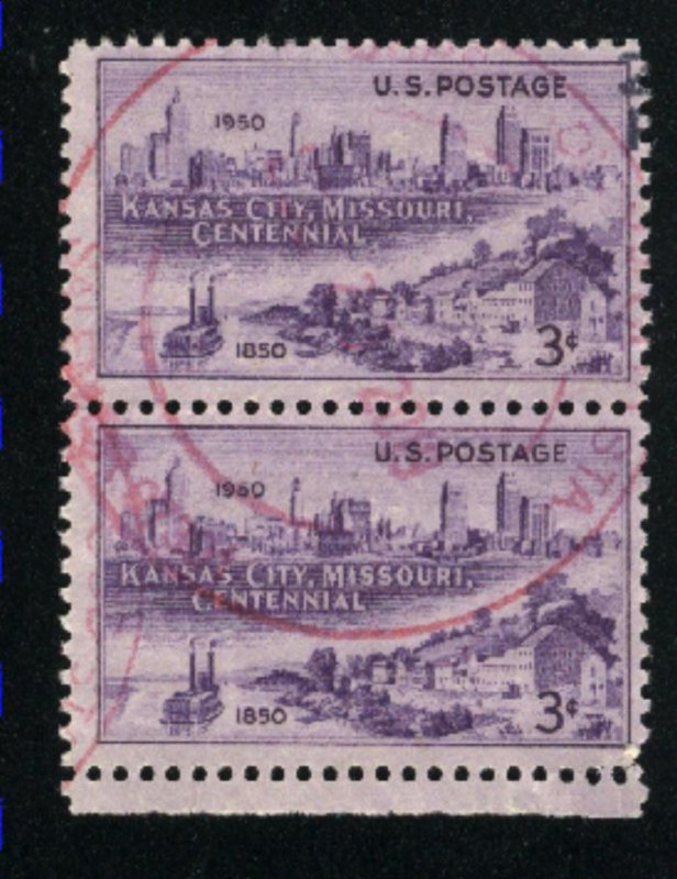 USA #994   Pair   used 1950 PD