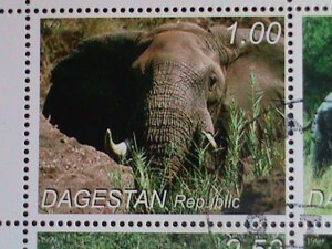 Tajikistan  Stamp:2010-Beautiful Elephants CTO Stamp sheet