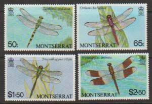 Montserrat SG 551 - 554 set of 4  Mint Very Light Hinge -...