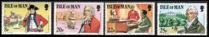 Great Britain - Isle of Man  #193-196  Mint NH CV $2.20