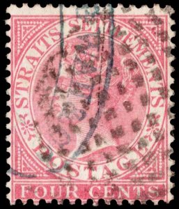 Straits Settlements Scott 11 Used.