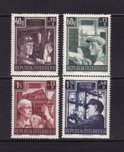 Austria B273-B276 Set MNH Workers (B)