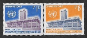 SE)1972 CHILE, THIRD UNITED NATIONS CONFERENCE ON TRADE AND DEVELOPMENT, 2 STA