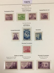 MOMEN: US STAMPS  1933-1934 MINT OG NH COLLECTION LOT #13073