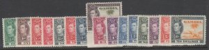 Gambia, Scott 132-143 (SG 150-161), MNH, Two shades of 1 1/2p