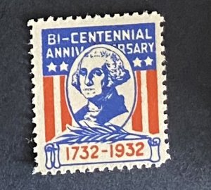 (S3) US: 1732-1932 Bicentennial Anniversary