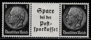 Germany Scott # 415 (2), label A13.2, mint nh, se-tenant, Mi # W98