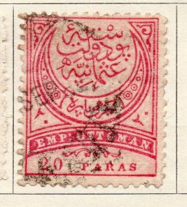 Turkey 1876-90 Early Issue Fine Used 20p. 298330