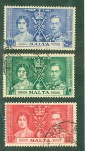 MALTA 188-190 USED BIN $1.00