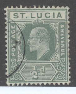 St. Lucia, Scott #57, Used