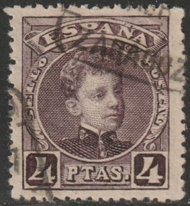 Spain 1901 Sc 285 used Zaragoza cancel