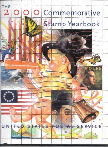 2000 Commemorative Yearbook & Stamps Complete