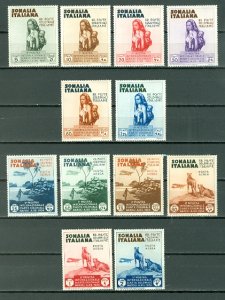 SOMALIA  CPLT SET #164-169  & #C1-6...MINT NO THINS...$63.00