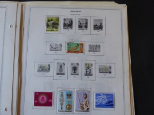 Bahamas 1884-1991 Stamp Collection on Album Pages