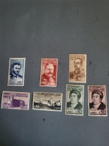 Stamps Portuguese Guinea Scott #251-7 hinged