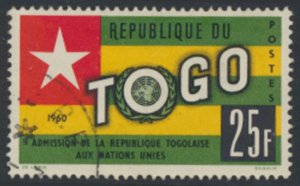 Togo  SC# 389  UN administration  CTO   see details & scans