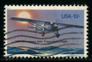 1710 US 13c Solo Transatlantic Flight, used