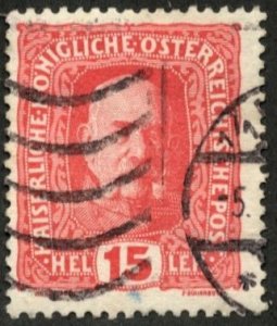 AUSTRIA - SC #150 - USED - 1916 - Austria477DM01