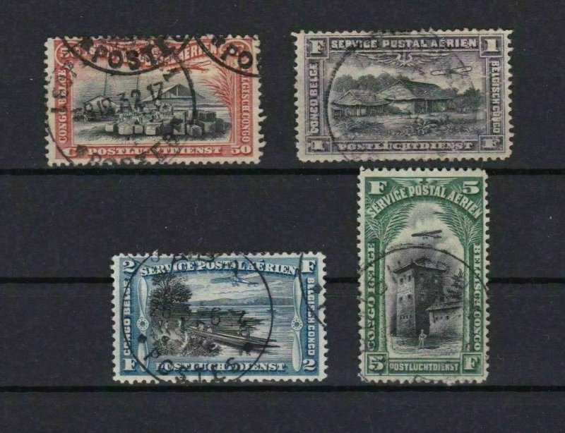 BELGIAN CONGO1920 AIR USED STAMPS    REF 6373