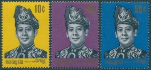 Malaysia 1971 SG77-79 Yang di-Pertuan Agong set MLH