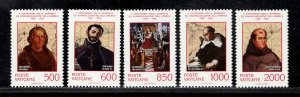 VATICAN CITY SC# 898-902 FVF/MNH